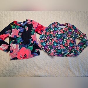 Girls Floral Rash Guard Swim Bundle 4T Jumping Beans Gap